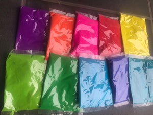 Coloured Powder 10 Bags - Ideal for Colour Runs (and Colour Fun)