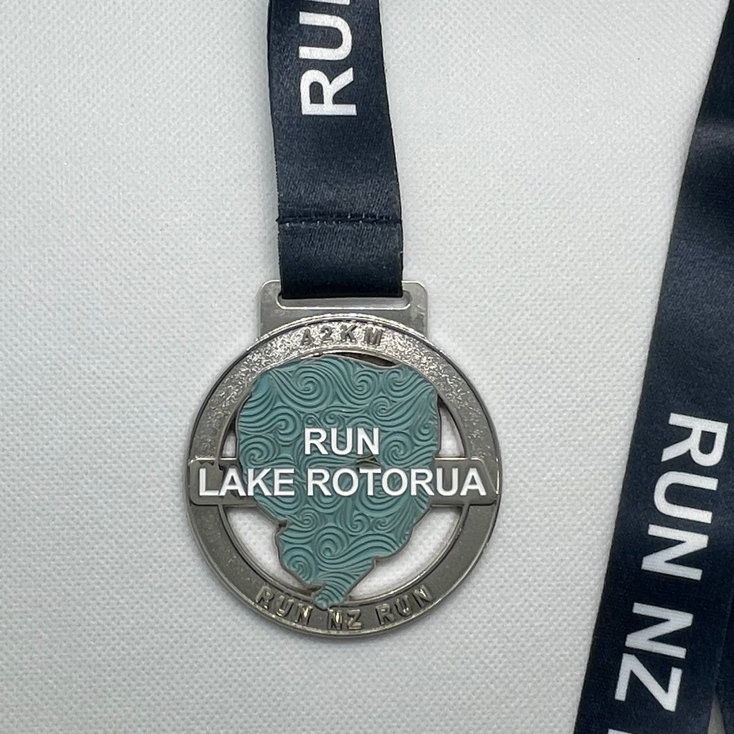 Run Lake Rotorua Medal