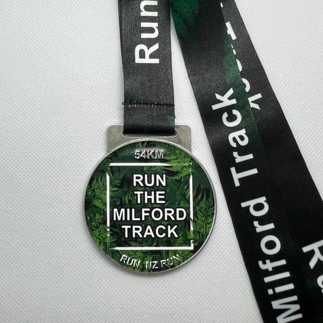 Run The Milford Track Medal