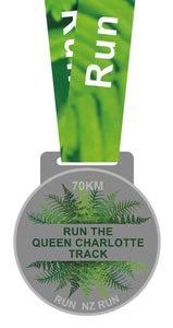 Run Queen Charlotte Track Medal