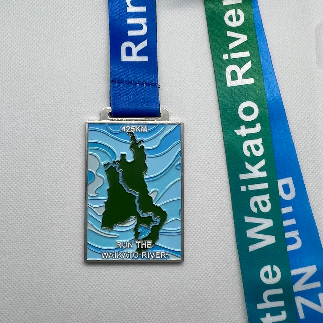 Run The Waikato River Medal